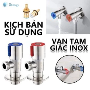 Van chia nước chất liệu inox 304 cao cấp, loại giảm áp dùng cho vòi xịt vệ sinh, bồn cầù, vòi sen