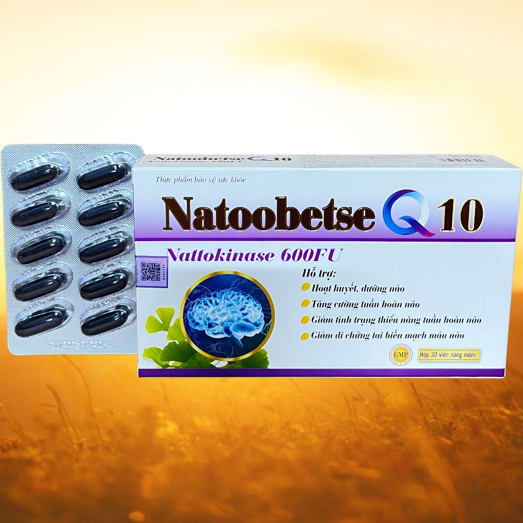 Combo 2 Hộp Natoobetse Q10 Tím - Rostex - Vinaphar - Vitamin Thanh Lọc