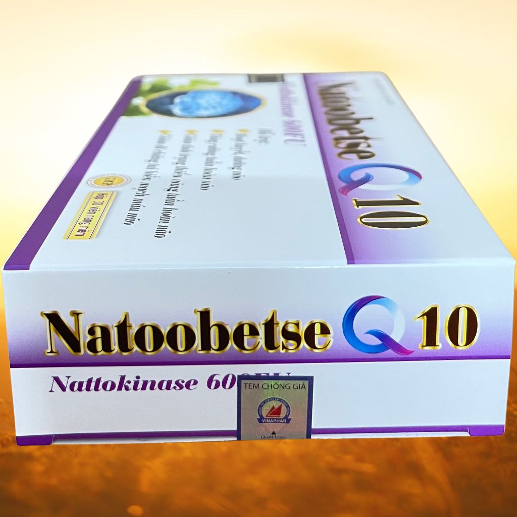 Combo 2 Hộp Natoobetse Q10 Tím - Rostex - Vinaphar - Vitamin Thanh Lọc