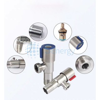 [Van có khóa]Van chia nước chất liệu inox 304 cao cấp, loại giảm áp dùng cho vòi xịt vệ sinh, bồn cầù, vòi sen