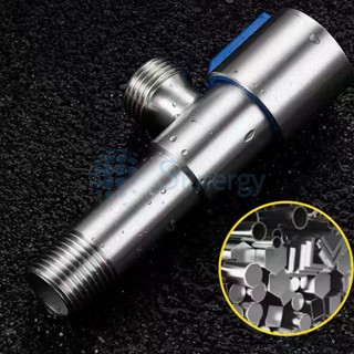 [Van có khóa]Van chia nước chất liệu inox 304 cao cấp, loại giảm áp dùng cho vòi xịt vệ sinh, bồn cầù, vòi sen