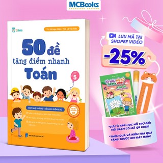 Sách - 50 Đề Tăng Điểm Nhanh Toán Lớp 5
