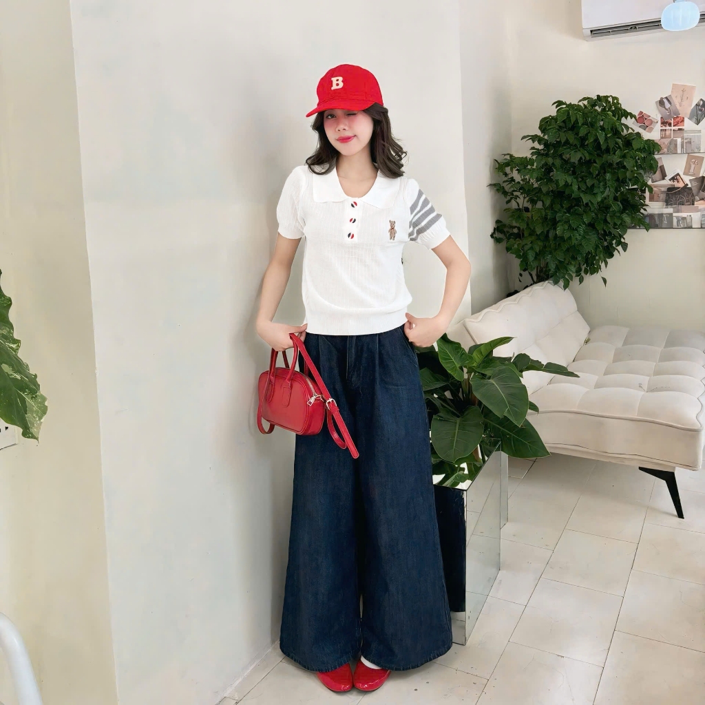 Áo Len Mirage Sọc Tay Local Brand Chất Len Mongtoghi Mềm Mịn Thoáng Mát.