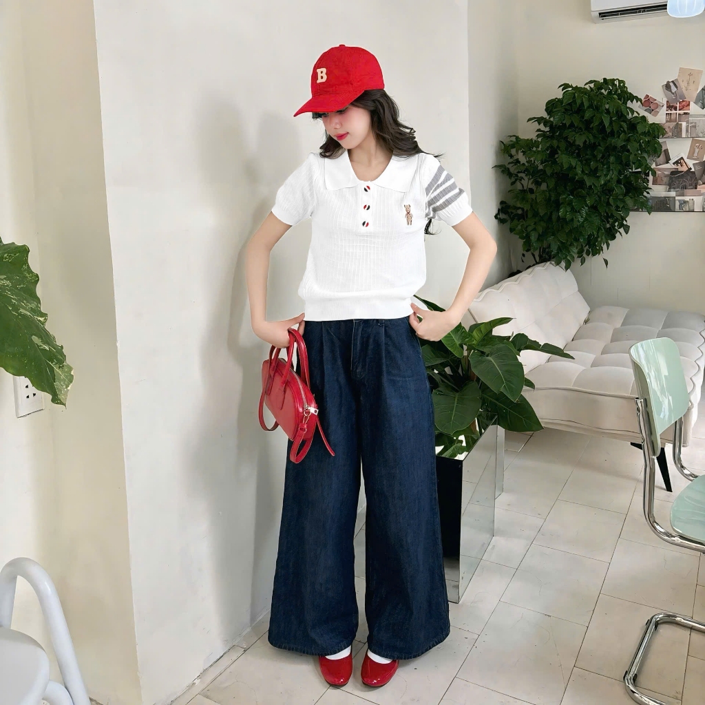 Áo Len Mirage Sọc Tay Local Brand Chất Len Mongtoghi Mềm Mịn Thoáng Mát.