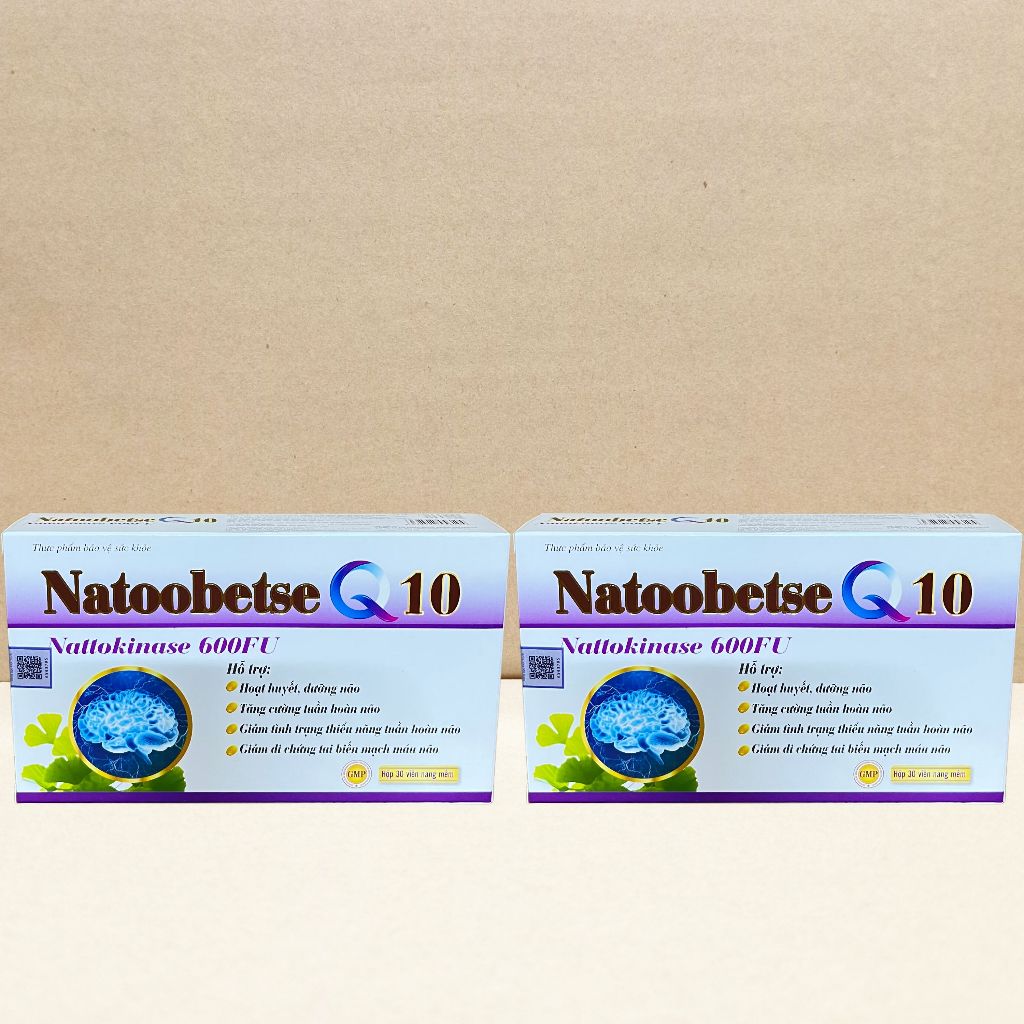 Combo 2 Hộp Natoobetse Q10 Tím - Rostex - Vinaphar - Vitamin Chữa Lành