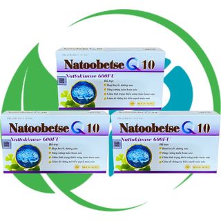 Combo 3 Hộp Natoobetse Q10 Tím - Rostex - Vinaphar - Vitamin Phục Hồi