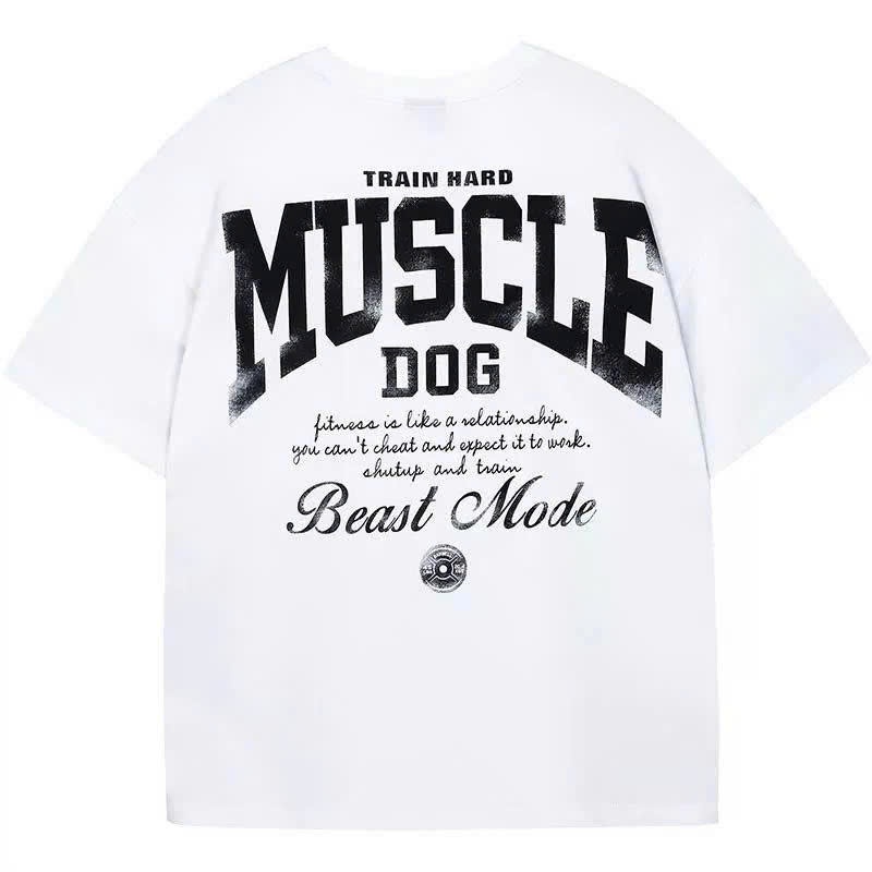 Áo thun Stee Cổ tròn MUSCLE Localbrand ICVCVNI Unisex Cotton