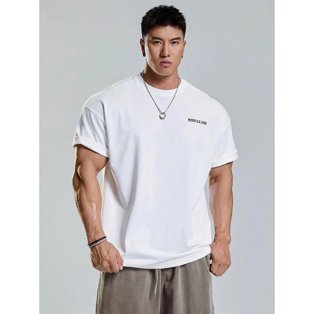 Áo thun Stee Cổ tròn MUSCLE Localbrand ICVCVNI Unisex Cotton
