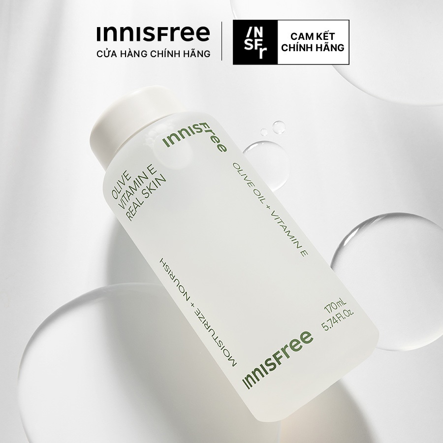Nước cân bằng dưỡng ẩm innisfree Olive Real Skin 170ml