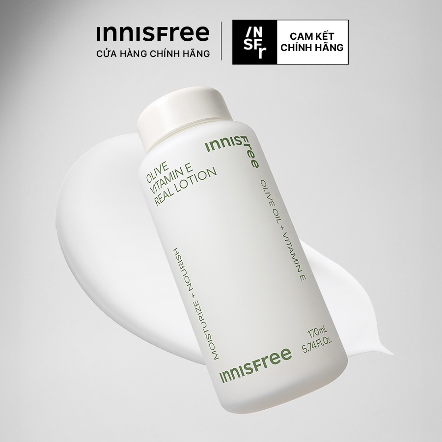 Sữa dưỡng ẩm innisfree Olive Real Lotion 170ml