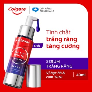 [Date 04/2027] [Livestream] Tinh chất trắng răng tăng cường Colgate Optic White Purple Serum 40ML