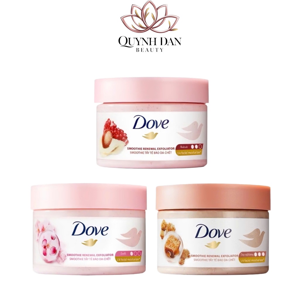 Tẩy Tế Bào Chết Body Dove Chăm Da Sáng Mịn 298g