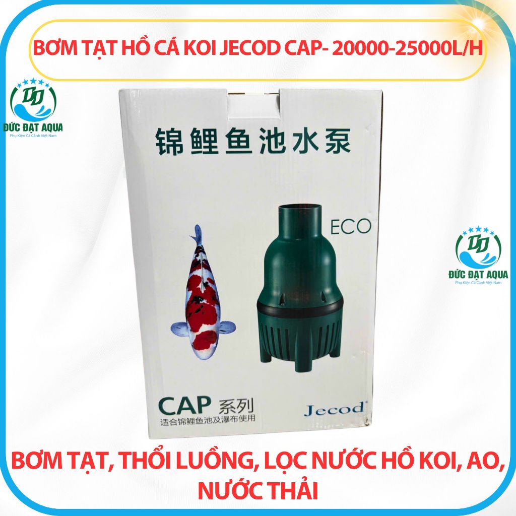 Bơm tạtHồ Cá Koi JEcod CAP- 20000-25000L/H: Bơm Tạt, Thổi Luồng, Lọc Nước Hồ Koi, Ao 2