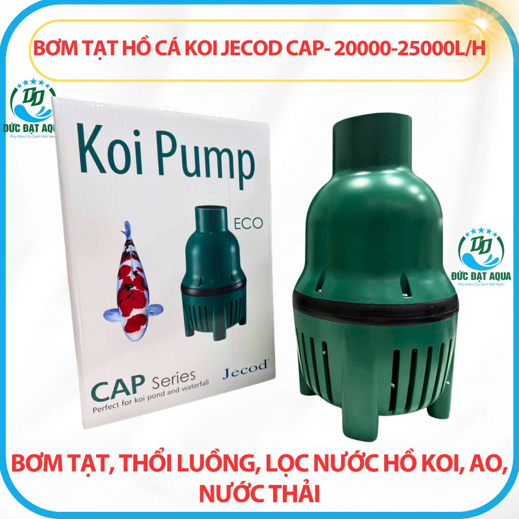 Bơm tạtHồ Cá Koi JEcod CAP- 20000-25000L/H: Bơm Tạt, Thổi Luồng, Lọc Nước Hồ Koi, Ao 3