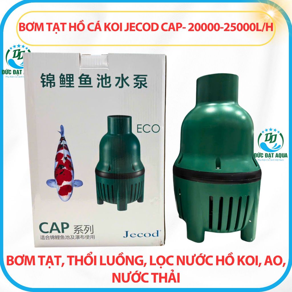 Bơm Hồ Cá Koi JEBAO LP 16000-22000-26000-35000-45000-55000L/H: Bơm Tạt, Thổi Luồng, Lọc Nước hồ Koi 9
