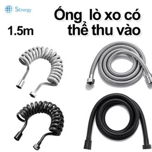 xám Đầu vòi hoa sen dài linh hoạt Ống nhựa cho phòng tắm Nước vệ sinh Chậu rửa vệ sinh Máy phun nước Đường dây điện thoạ