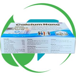 Calcium Nano Xanh Dương Vỉ 30 Viên - Rostex - Vinaphar - Vitamin Phục Hồi
