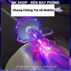 Máy Bay Đèn Led mini Phụ Kiện Trang Trí ôtô, Mũ Bảo Hiểm Xe Máy, Xe Đạp MILCA