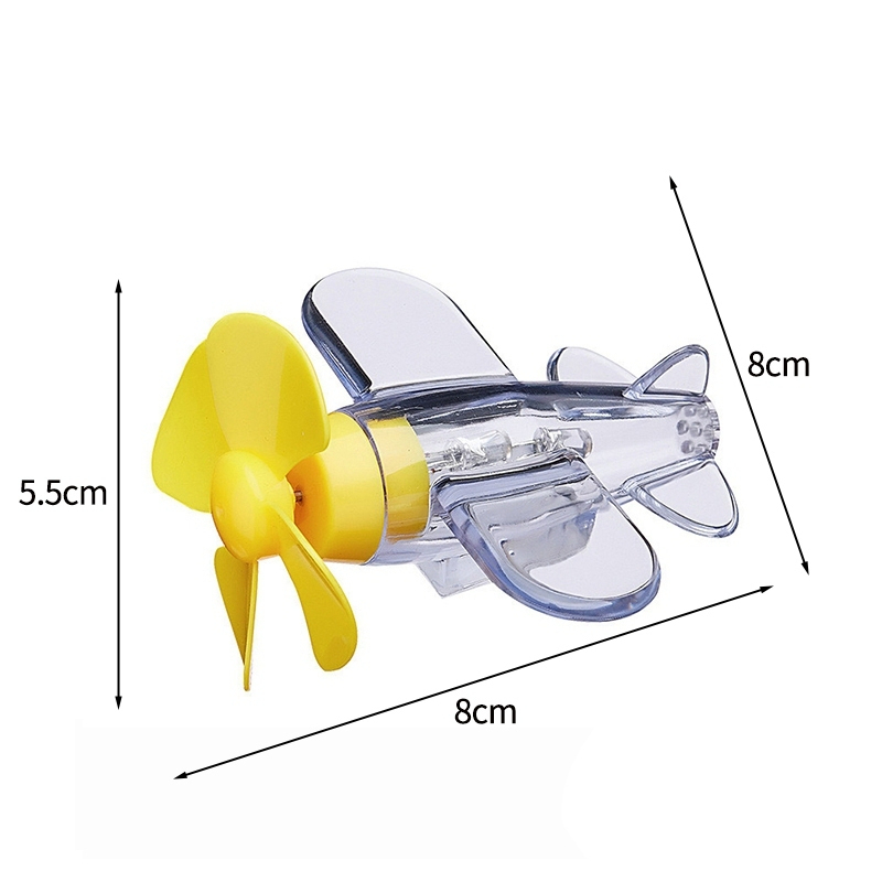 Máy Bay Đèn Led mini Phụ Kiện Trang Trí ôtô, Mũ Bảo Hiểm Xe Máy, Xe Đạp MILCA
