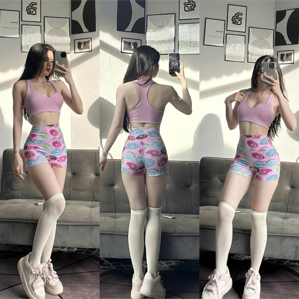 Áo Bra 3 Lổ Cổ Tim  C5 Tôn Lưng Thể Thao Kèm Mút Tập Gym-Yoga-Aerobic GYMMY (KHÔNG KÈM QUẦN)⚡️ Hàng Xuất Khẩu ⚡️