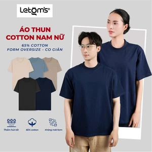 Áo Thun Đôi Basic Form Rộng, Cotton 2C Đủ Size, Dáng Oversize Thoáng Mát
