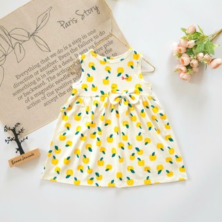 Váy nơ form đẹp hiệu Bunnybaby chất thun cotton 4 chiều cho bé 1-2 Tuổi