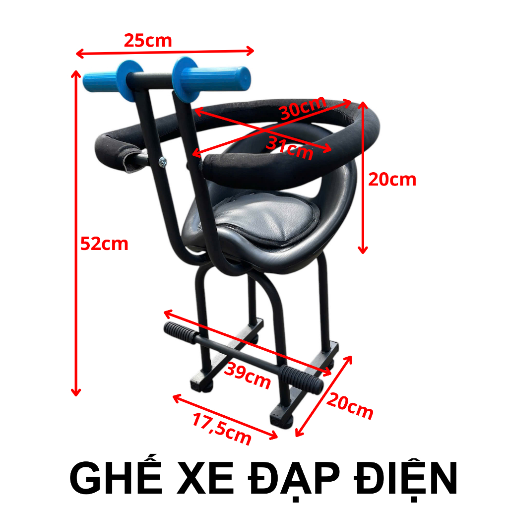 Ghế ngồi xe đạp điện cho bé, Ghế ngồi xe đạp , xe máy điện cho bé
