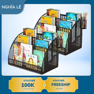 Giá Sách kệ Sách Để Bàn 3 3ầng Kệ Để Sách Và Dụng Cụ Học Tập Cho Bé