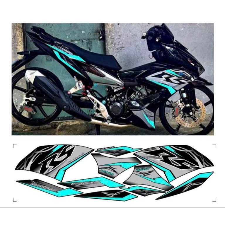 Tem rời WINNER X V2 cao cấp mẫu RS chất liệu in 3 lớp chống nước không phai màu.
