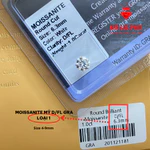 Khuyên tai nam nữ bạc xi bạch kim đá moissanite loại 1 D/FL, Bông tai nụ khóa vặn 6 chấu kim cương nhân tạo giống xoàn — ảnh 6