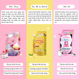 Muối Tắm A Bonne Làm Sáng & Mềm Mịn Da Spa Milk Salt (350g/túi)