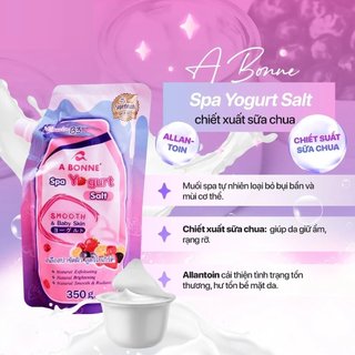 Muối Tắm A Bonne Làm Sáng & Mềm Mịn Da Spa Milk Salt (350g/túi)