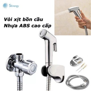 Vòi xịt vệ sinh vòi xịt bồn cầu vòi xịt toilet kèm dây dẫn và đế cài