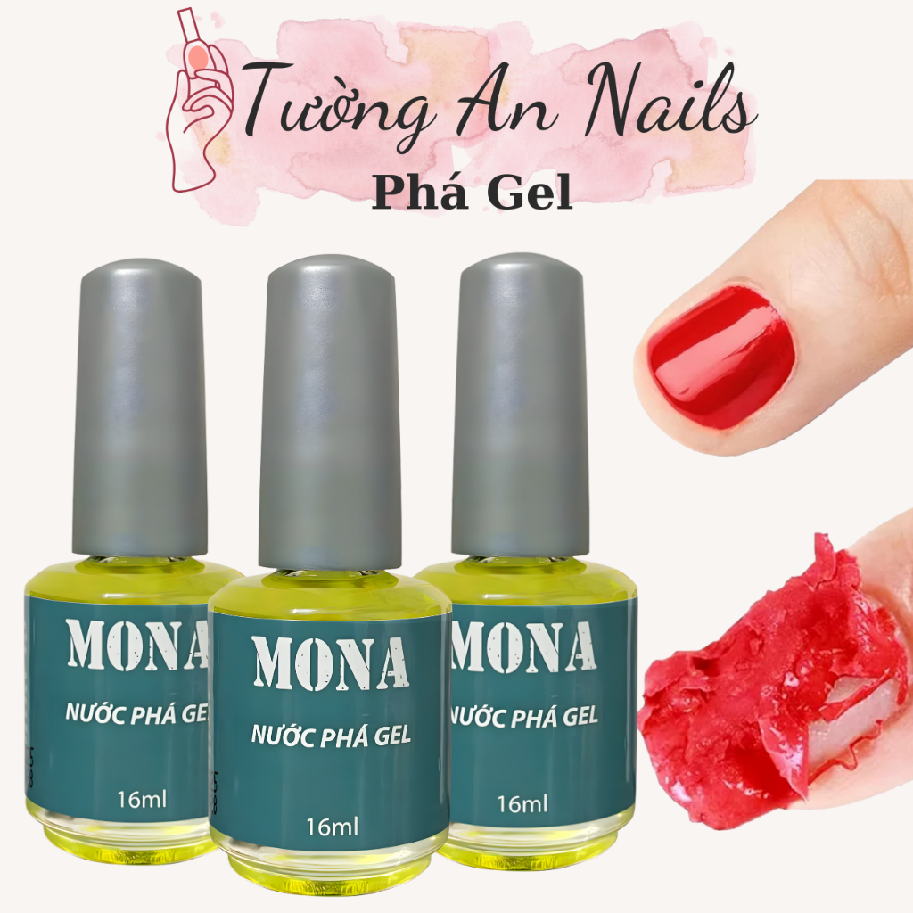 Nc Ph gel Mona, dung dch ph sn gel - 16ml gel remove | Shopee Vit Nam