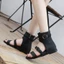 Giày sandal chiến binh nữ CAILUOYA quai ngang cài khóa basic sang trọng, giày boot nữ LAL83 - Laylalay.n