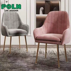 Ghế trang điểm cánh hoa với trang điểm cao cấp Ghế trang điểm phong cách châu Âu 4 chân hợp kim mạ vàng ghế trang điểm