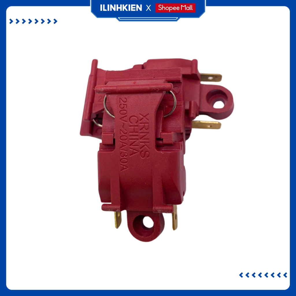 Công tắc ấm siêu tốc 16A 30A 250V màu đỏ chịu nhiệt độ cao ILinhkien