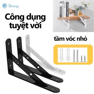 Giá treo chữ L, ke chữ L bằng thép sơn tĩnh điện (Trắng) Và（ Đen）