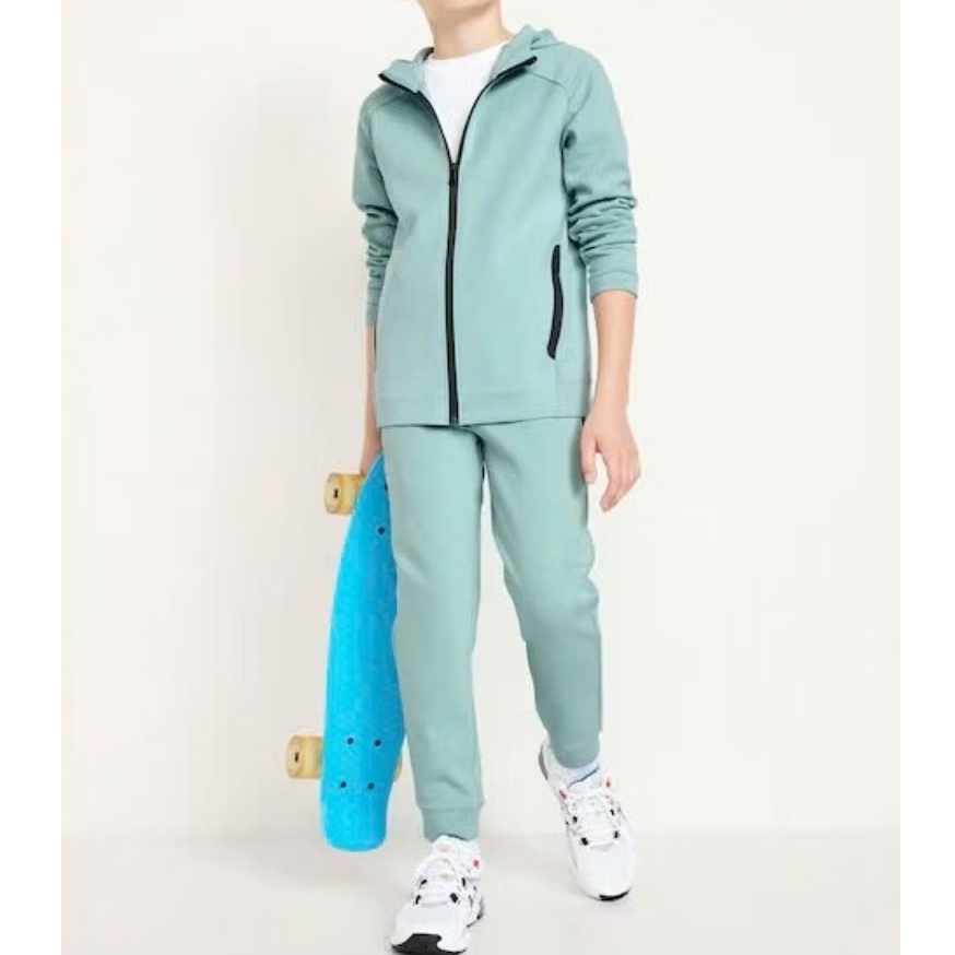 (BomoHouse) Bộ áo khoác dài tay áo và quần jogger bé trai size đại 0ldN@vy* dư xịn VNXK (15-57 kg)