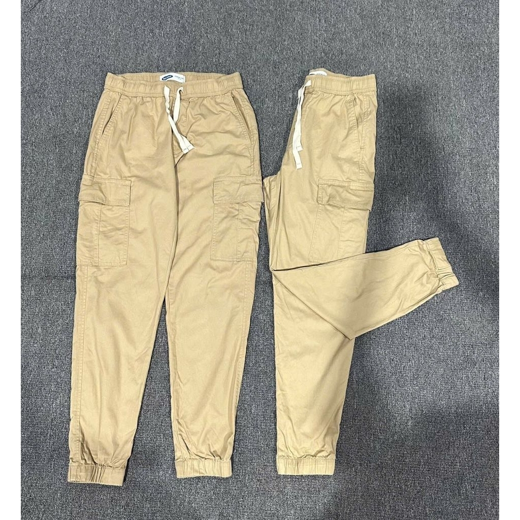 (BomoHouse) Quần kaki nam cạp chun, túi hộp 0ldNavy* dư xịn (55-65 kg)