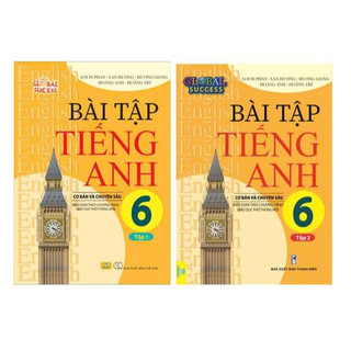 Sách - Combo 2 cuốn Bài Tập Tiếng Anh 6 Cơ Bản Và Chuyên Sâu - Theo CT Global Success - Ndbooks