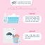 Nước Giặt Xả Pom Pom Newborn Dây 12 Gói 20ML - Tiện Mang Theo, Lành Tính Cho Bé Sơ Sinh, Hương Phấn Rôm Dịu Nhẹ NB20