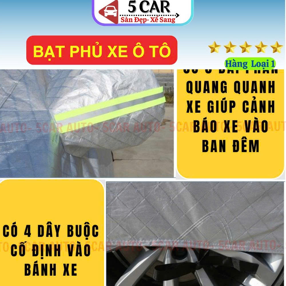Bạt Phủ Ô Tô Honda Civic 3 Lớp Chống Xước, Chống Nắng, Chống Mưa Siêu Bền Bảo Vệ Xe Tuyệt Đối - Size 3XL