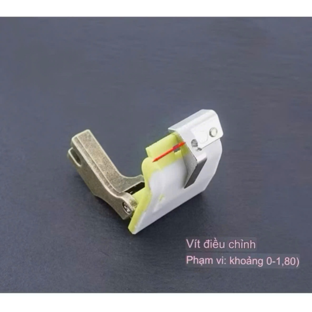 Chân Vịt T9 Nhựa - Chạy Viền Ke Cữ, Lai Gấu, May Lai Điều Chỉnh Dành Cho Máy May 1 Kim Công Nghiệp