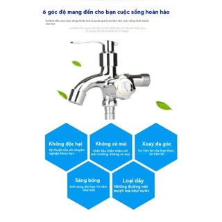 Vòi củ hoa sen tắm lạnh đồng thau xi bóng cao cấp nước mạnh mẻ 2 chế độ nước