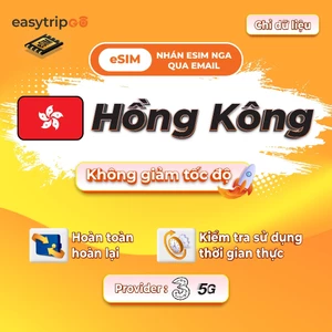 Easytripgo Hồng Kông esim Roaming Unlimited Data | 20-50GB 3-30Ngày | High Speed Travel Data