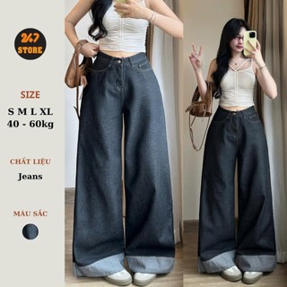 247Store Quần Jean Nữ Ống Rộng Siêu Hot phong cách trẻ trung