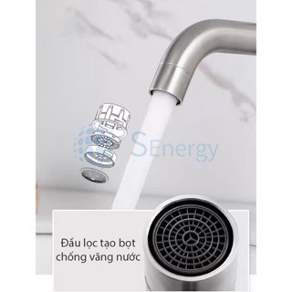 Vòi lavabo Vòi Rửa Mặt Lavabo Lạnh inox 304 VÒI LA ĐIẾU LẠNH gắn lên mặt chậu rửa mặt