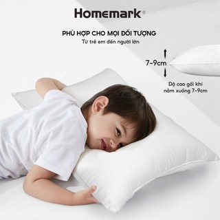 Ruột Gối Lông Vũ Homemark 50x70cm - Gối Nằm Microfiber Cao Cấp Êm Ái Như Khách Sạn 5 Sao CL01