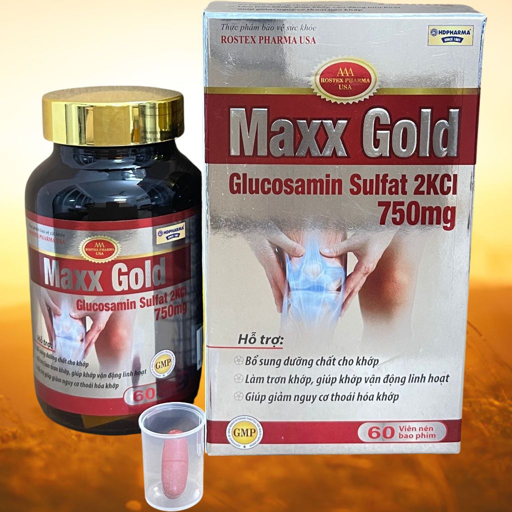 Combo 2 Hộp Maxx Gold Nâu - Rostex - Hải Dương - Vitamin Thanh Lọc